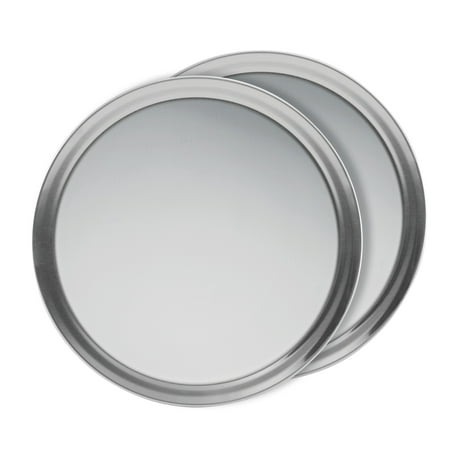 TRAMONTINA 16 in Professional Grade Aluminum Pizza Pans 2 Pk