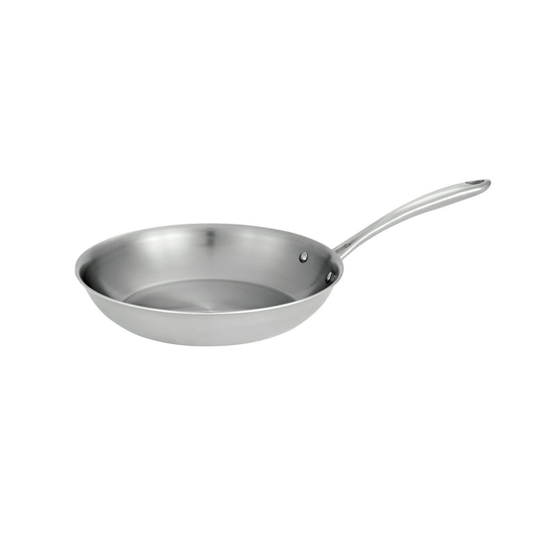 Tramontina Gourmet 10 in. Tri-Ply Clad Induction Ready Stainless Steel Fry  Pan