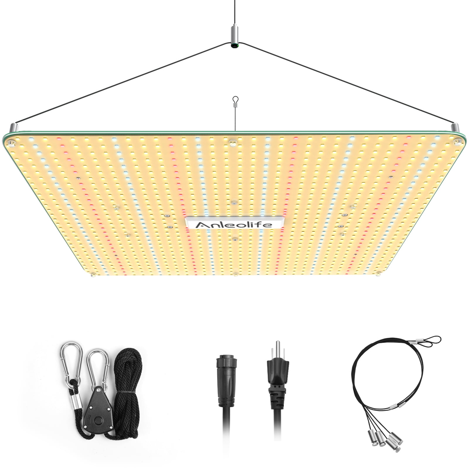TRAMULL LED 320W Hydroponic Garden Grow Light/ Grow light for PlantFull Spectrum Quantum Board Samsung Diodes Lamp (3x3 FT)