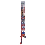 Kid Casters Transformers Youth Fishing Rod and Reel Combo Kit with Bright Design