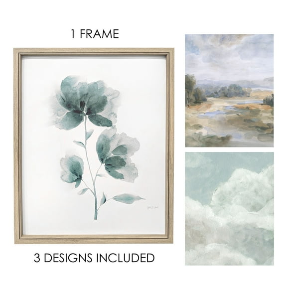 Bradley & Ballard 16x20 Tranquility Printed Interchangeable Wall Art Set