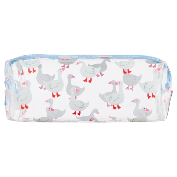 Pen+Gear Clear Goose Pencil Pouch, Clear