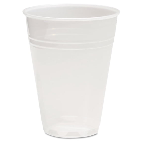TRANSCUP7CT Translucent Plastic Cold Cups, 7oz, 100/Bag, 25 Bags/Carton