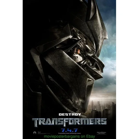 TRANSFORMERS MOVIE Poster Size 24''x36'' GoldenGate Collective