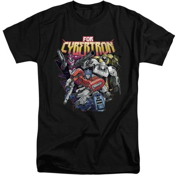 TRANSFORMERS ONE Cybertron Group Unisex Adult Tall T Shirt (3X-Large) Black