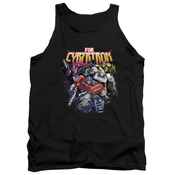 TRANSFORMERS ONE Cybertron Group Unisex Adult Tank Top, Black, 2X-Large