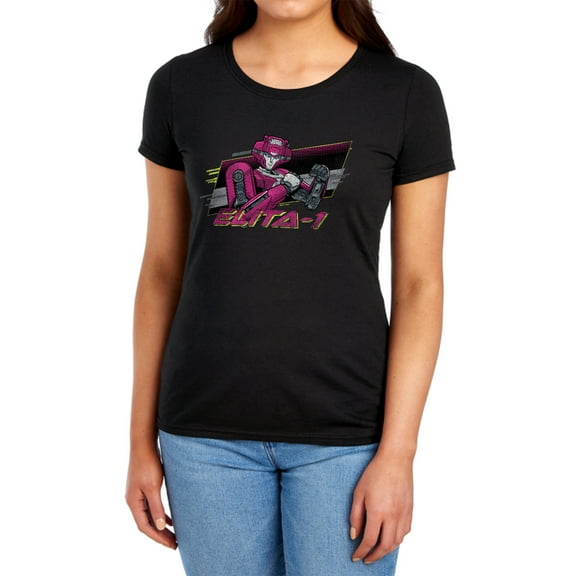 TRANSFORMERS ONE Elita 1 Neon Women's T Shirt, Black, 2X-Large