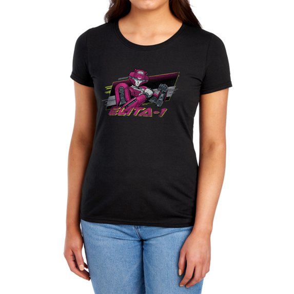 TRANSFORMERS ONE Elita 1 Neon Women's T Shirt, Black, X-Large