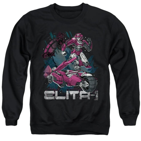 TRANSFORMERS ONE Elita 1 Retro Unisex Adult Crewneck Sweatshirt, Black, X-Large