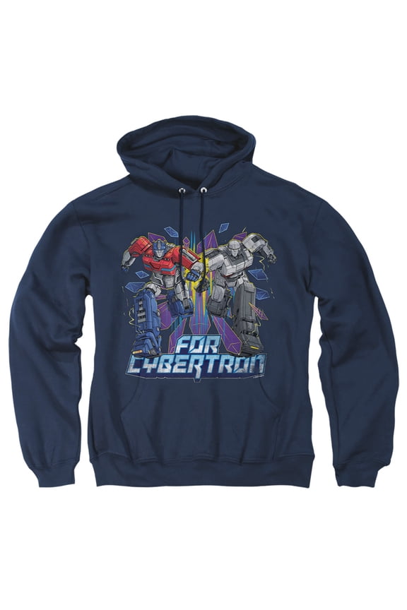 ONE For Cybertron Clash Adult Pull-Over Hoodie, Navy, 2X-Large