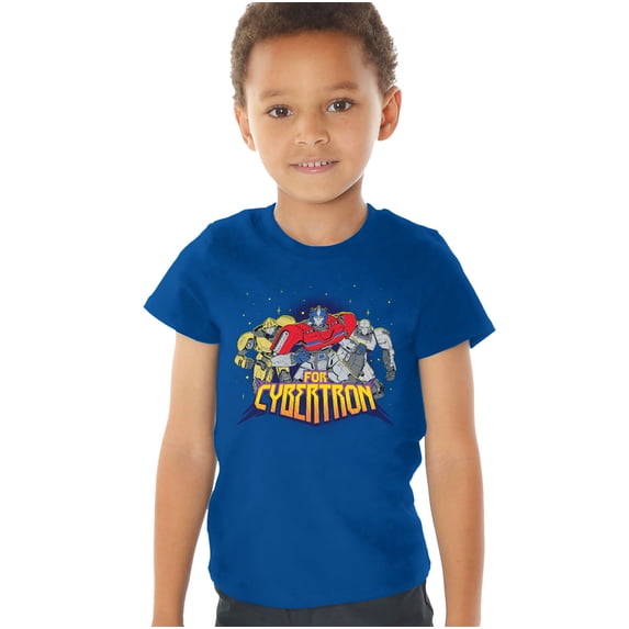 TRANSFORMERS ONE For Cybertron Group Kids T Shirt (2) for Toddler Boys and Girls, Royal