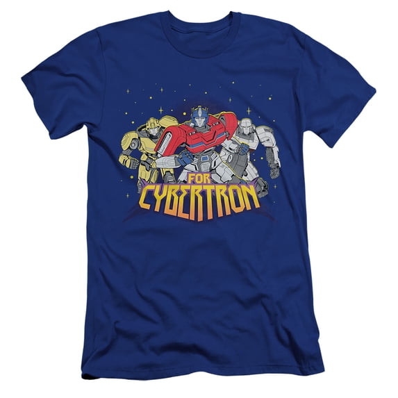 TRANSFORMERS ONE For Cybertron Group Unisex Adult Canvas Brand T Shirt, Royal, X-Large