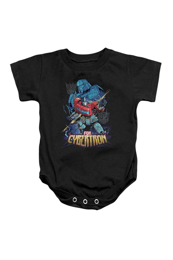 ONE For Cybertron Thunder Unisex Infant Snap Suit for Baby, Black, Medium