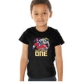 thumbnail image 1 of TRANSFORMERS ONE Group Logo Kids T Shirt (2) for Toddler Boys and Girls, Black, 1 of 5