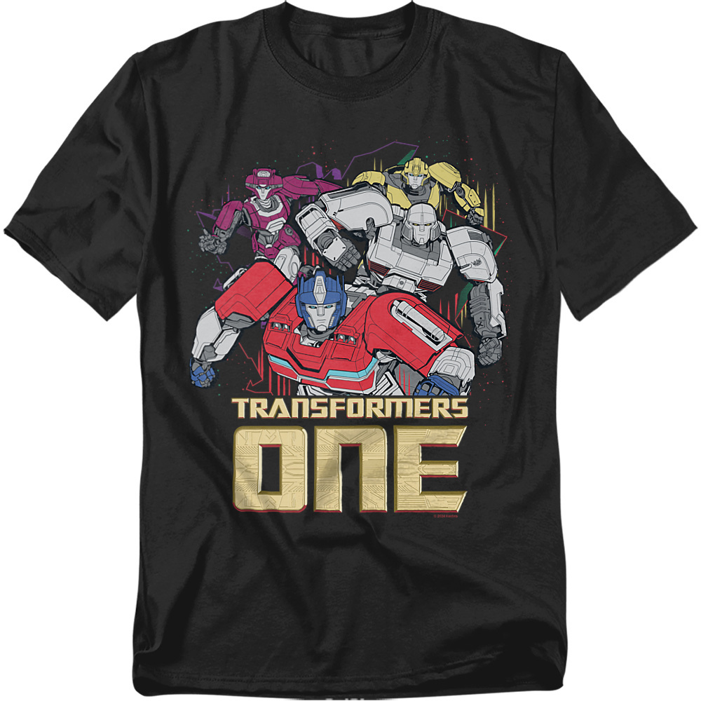 Transformers One T Shirt Group Logo Unisex Graphic Tee For Men Women 