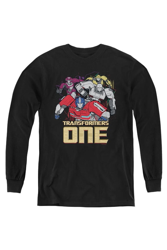 ONE Group Logo Youth Long Sleeve T Shirt, Black, Medium