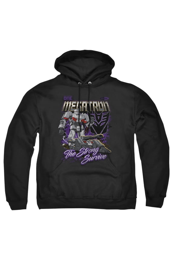 ONE Megatron Racing Adult Pull-Over Hoodie, Black, 4X-Large