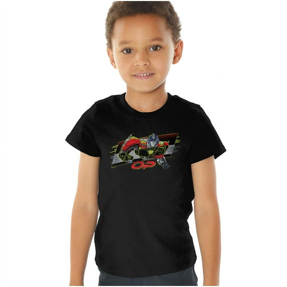 TRANSFORMERS ONE Op Neon Kids T Shirt (4) for Toddler Boys and Girls, Black