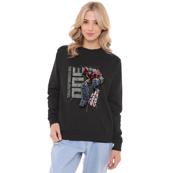 TRANSFORMERS ONE Orion Pax Run Women's Crew Sweatshirt, Black, Medium