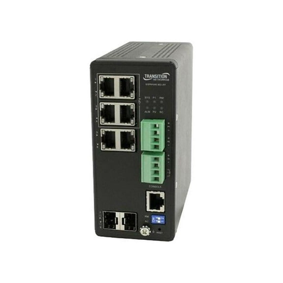 Transition Hardened SISPM1040-362-LRT switch 8 ports 10/100/1000Base-T PoE