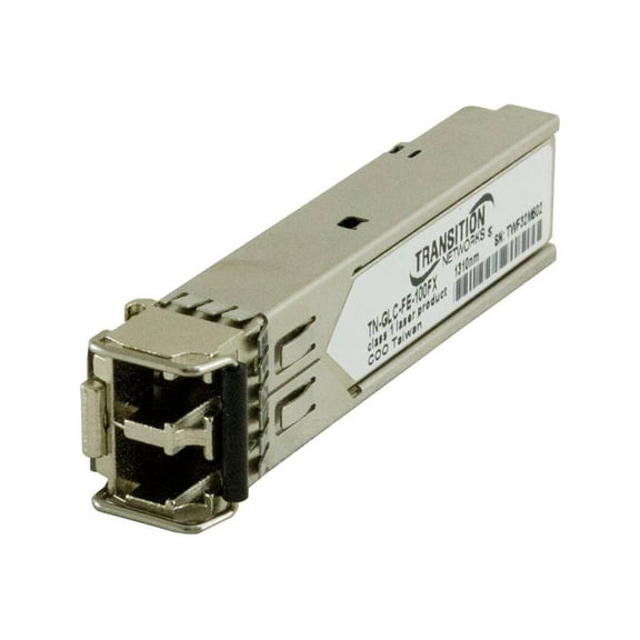 Transition Networks 100Base-FX Fast Ethernet Hot-Swappable SFP Transceiver (TN-GLC-FE-100FX)