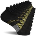 thumbnail image 1 of 6 Pairs Women Running Ankle Socks Cushioned Anti‑Blister Athletic Comfort5 Pairs, 1 of 3