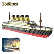 TRANSLINK Titanic Model Building Blocks Set with 3688 Pcs Micro Mini Blocks 3D Puzzle Sets DIY Educational Toys Ideal Gift