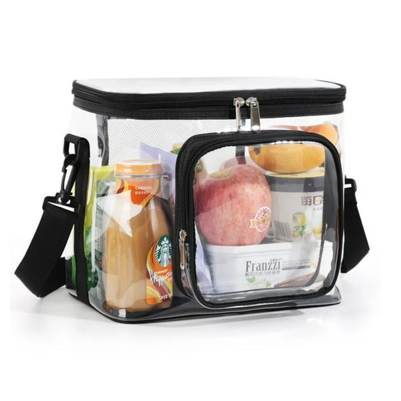 TRANSLINK Clear Tote Bag for Stadium Events with Adjustable Shoulder Strap Transparent Bag for Sports Concert