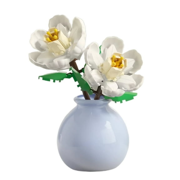 TRANSLINK Flower Building Blocks Toy for Home Decor and Display Birthday Gift for Lovers of Plants and Flowers