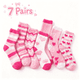 thumbnail image 1 of TRANSLINK 7 Packs Womens Pink Fuzzy Socks Warm Cozy Soft Winter Slipper Socks Gift Size 5-9, 1 of 9