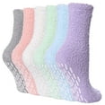 thumbnail image 1 of TRANSLINK Womens Fuzzy Socks Cozy Fluffy Winter Warm Slipper Socks Microfiber Soft Home Sleeping Crew Socks, 1 of 6