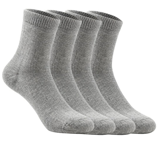 4 Pairs Men Women Merino Wool Hiking Socks Thermal Warm Crew Winter Boot Sock Gift Comfy Boot Work Socks