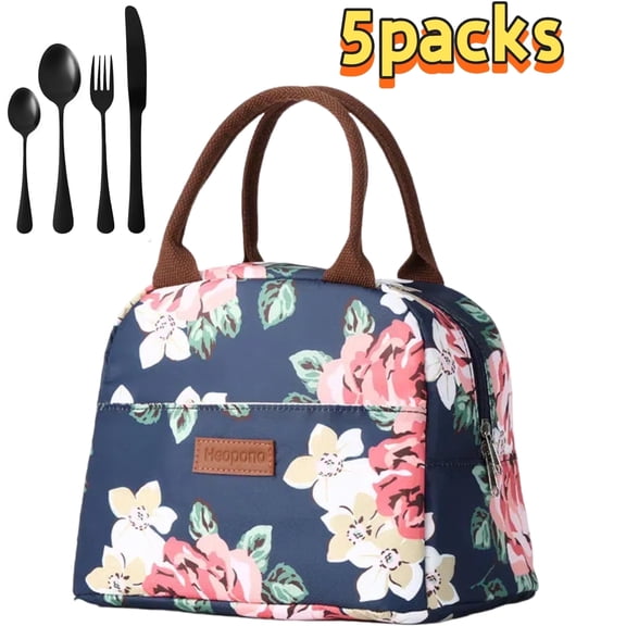 TRANSLINK Reusable Lunch Box for Women Men Adult Leakproof Cooler Tote Bag for Office Picnic Hiking Beach