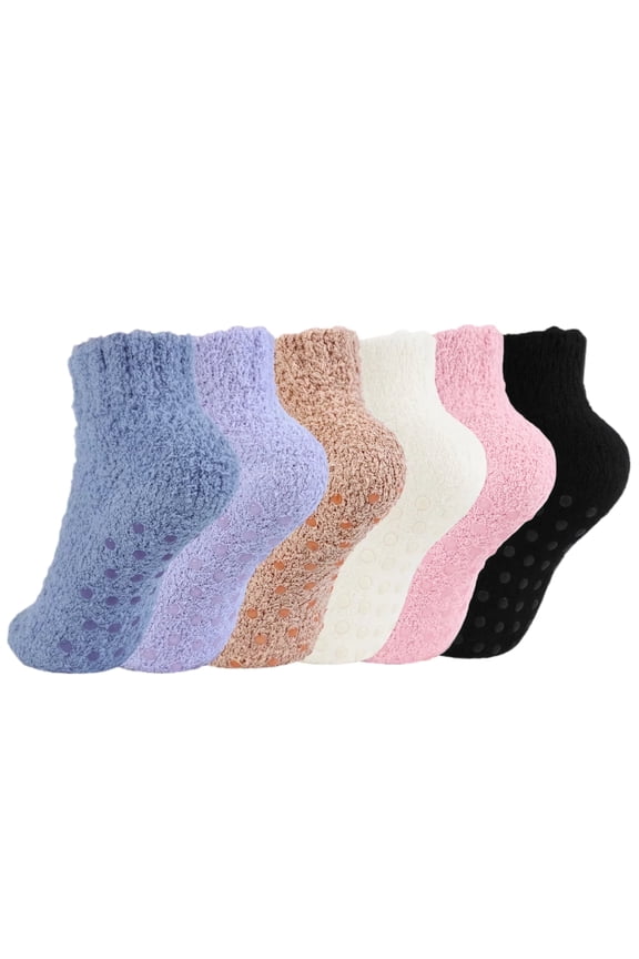 Slipper Socks for Women Non Slip Grips Perfect Gift for Mothers Day Birthdays Anniversaries