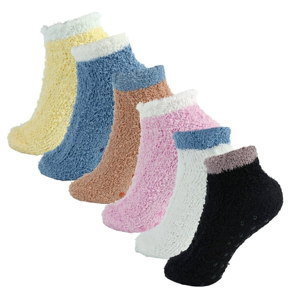 TRANSLINK Cozy Slippers Sock for Women featuring Foot Relief Massage and Grip Safety for Everyday Relaxation