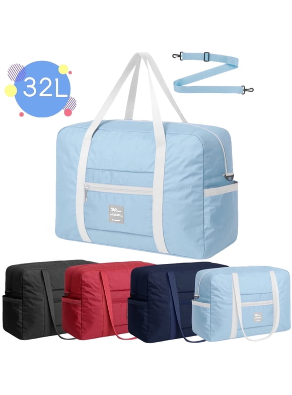 Duffle Bag for Women Lightweight Carry On Backpack Fashion Weekender Tote Handbag with Compartments