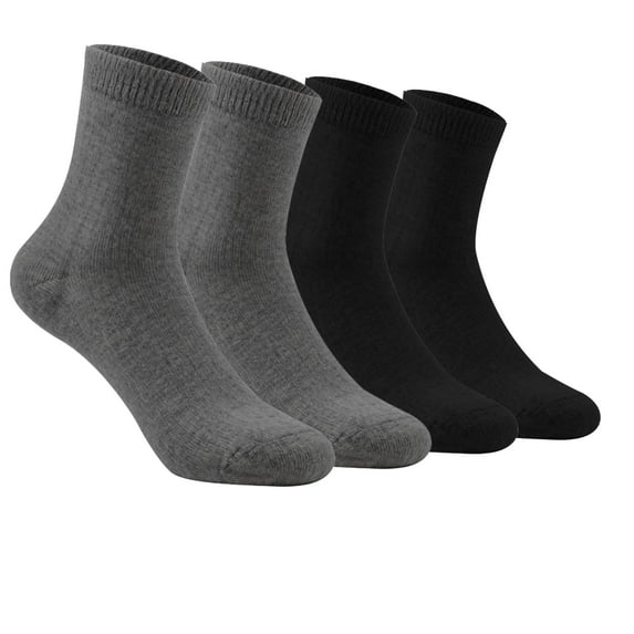 4 Pairs Men Women Merino Wool Hiking Socks Thermal Warm Crew Winter Boot Sock Gift Comfy Boot Work Socks