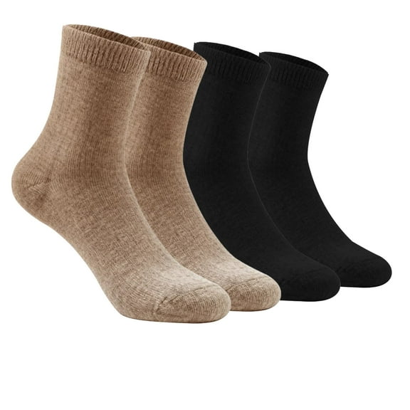 4 Pairs Men Women Merino Wool Hiking Socks Thermal Warm Crew Winter Boot Sock Gift Comfy Boot Work Socks