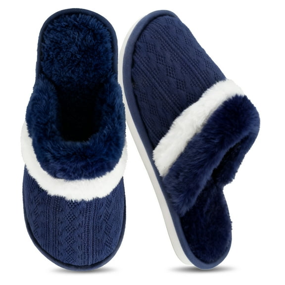 TRANSLINK Fuzzy Slippers for women Luxurious Memory Foam Feel for Home Relaxation Top Choice for Gift