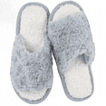 thumbnail image 1 of TRANSLINK Cozy Slippers with Soft Fuzzy Material and Memory Foam Comfort Portable for Home Indoor Outdoor, 1 of 6