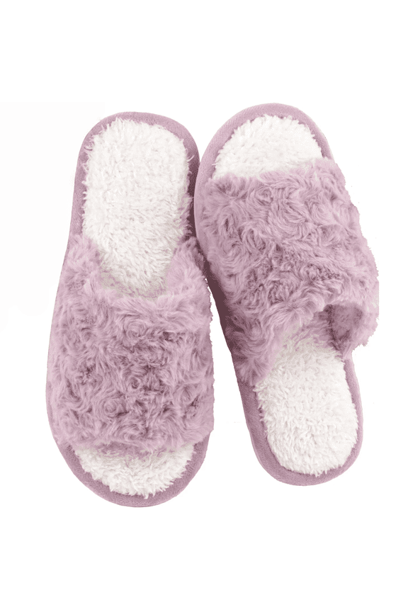 Cozy Slippers Fuzzy Memory Foam Slippers Comfortable Lightweight Open Toe Ideal for Women Gift