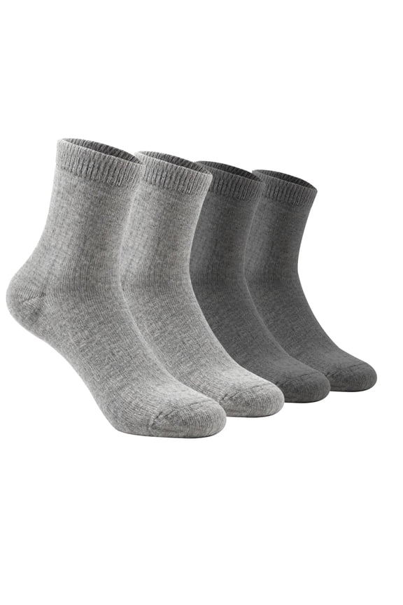 4 Pairs Men Women Merino Wool Hiking Socks Thermal Warm Crew Winter Boot Sock Gift Comfy Boot Work Socks