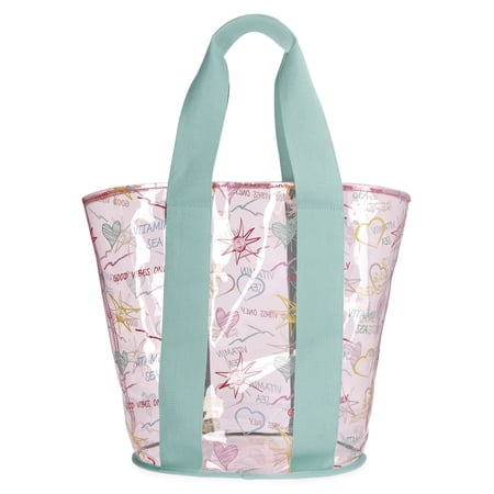 No Boundaries Clear Beach Tote, Multicolor, Women's