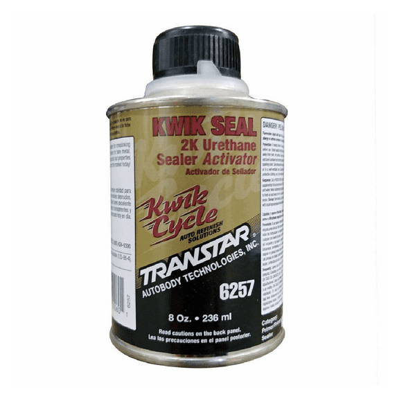 Transtar Autobody Products 6257 - Kwik Seal Activator - 1/2 pt Can - Clear - Liquid - Use With: 2K Urethane Sealer