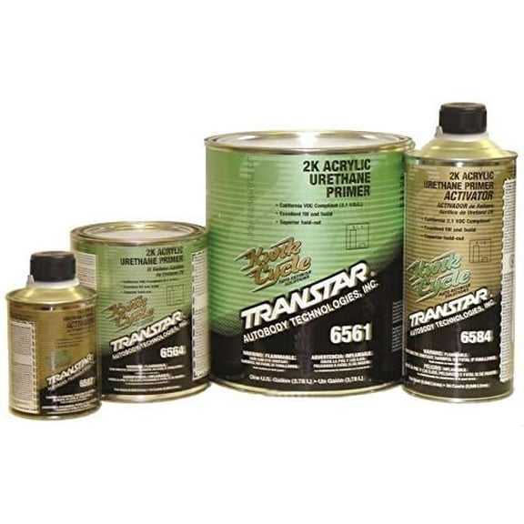 TRANSTAR 6587 Primer Activator, 1/2 pt Can, Clear, Liquid, Use With: 2K Acrylic Urethane Primer
