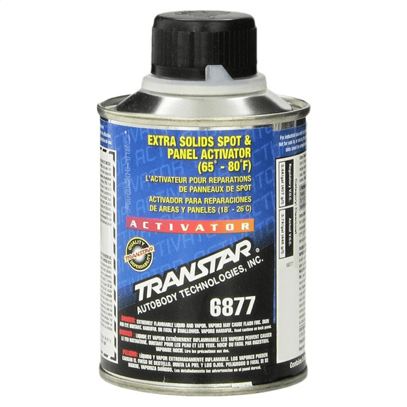 Transtar Autobody Products 6877 - 6800 Series Extra Solids Activator - 1/2 pt Can - Clear - Liquid - Use With: Acrylic Urethane Clearcoat