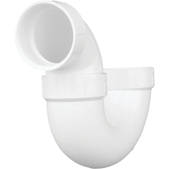 Charlotte Pipe PVC DWV Trap - 2 Inch Adjustable - 2" Height Residential Use, Standard Application