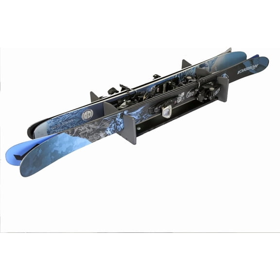 TRAPSKI Lowpro Series Ski and Snowboard Rack Inserts for Rooftop Cargo Box Marine Grade HDPE Plastic | Premium Strap Included | 3 Year Warranty | Made in The USA (LOWPRO2-S)