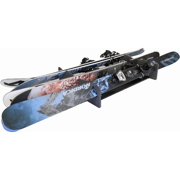 TRAPSKI Lowpro Series Ski and Snowboard Rack Inserts for Rooftop Cargo Box Marine Grade HDPE Plastic | Premium Strap Included | 3 Year Warranty | Made in The USA (LOWPRO3-M)