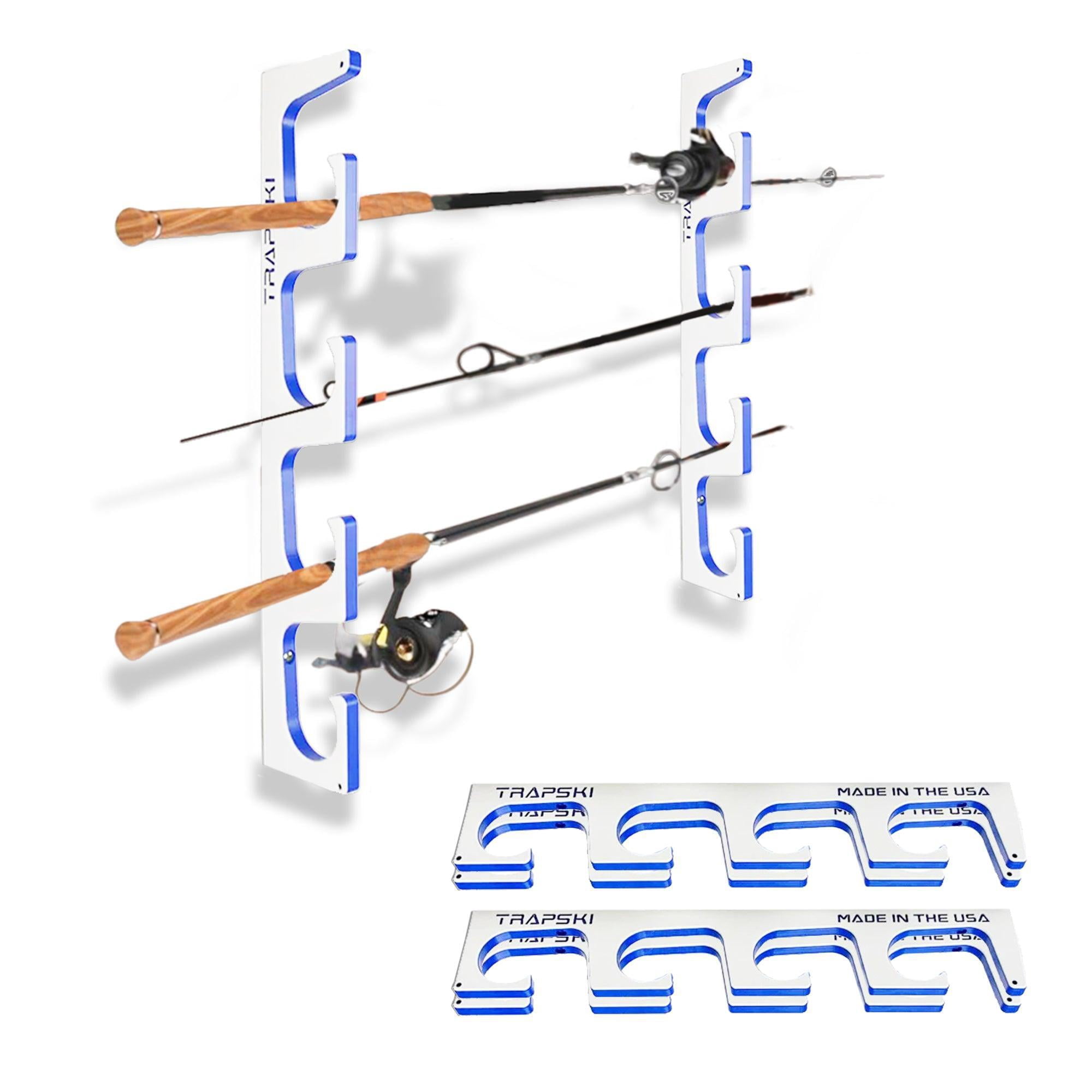 Made in the USA Premium Fishing Rod Racks | Wall or Ceiling or Boat ...
